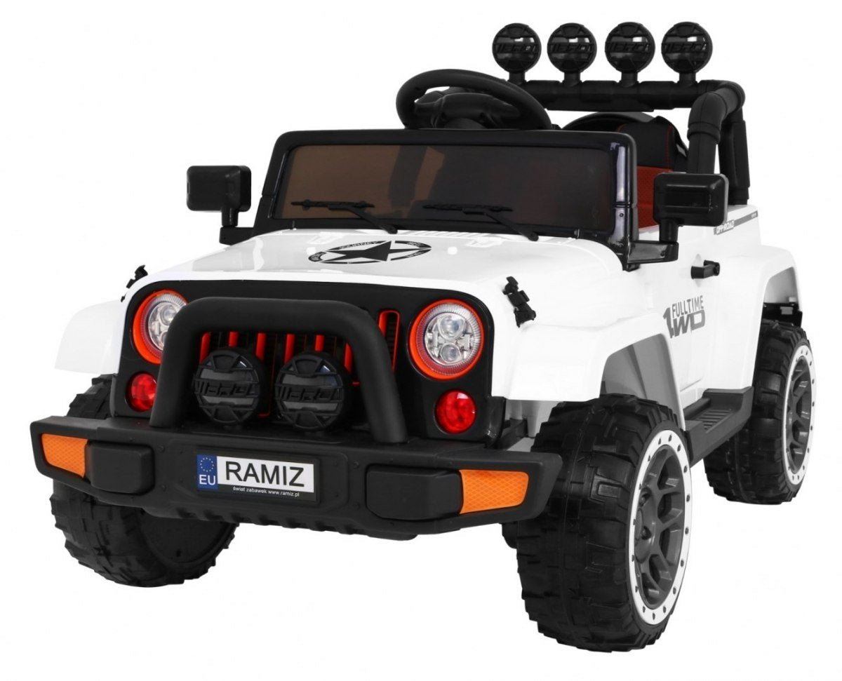 12V 4WD terrängfordon med fjärrkontroll, LED-ljus, MP3