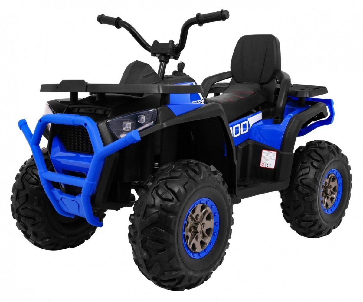 12V Desert Quad ATV med fjärrkontroll, LED-ljus, MP3, EVA-hjul