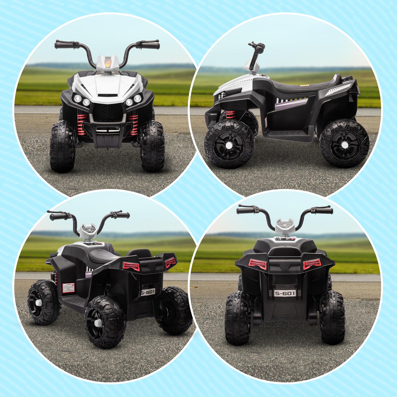 12V Kids Electric Quad, metall, MP3, 3-5 år, 5 km/h