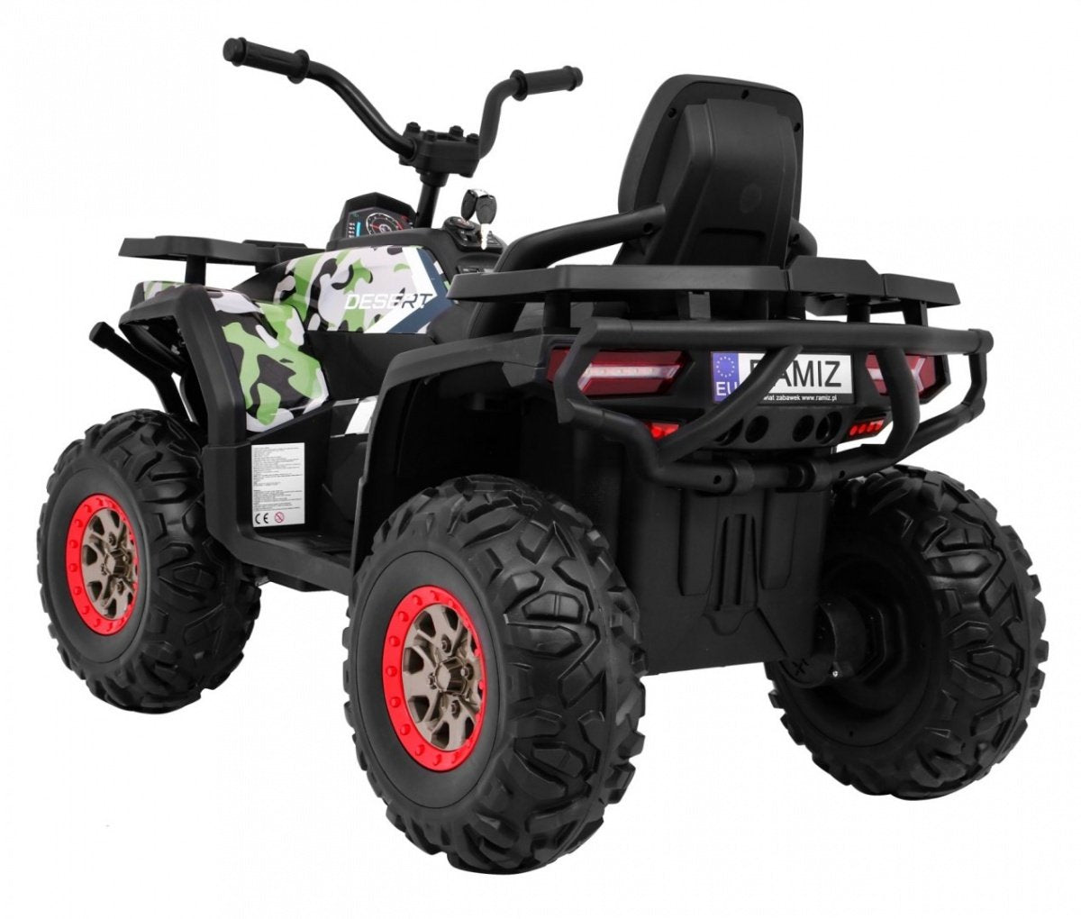 12V Kids Quad ATV med fjärrkontroll, LED-lampor, MP3 & USB