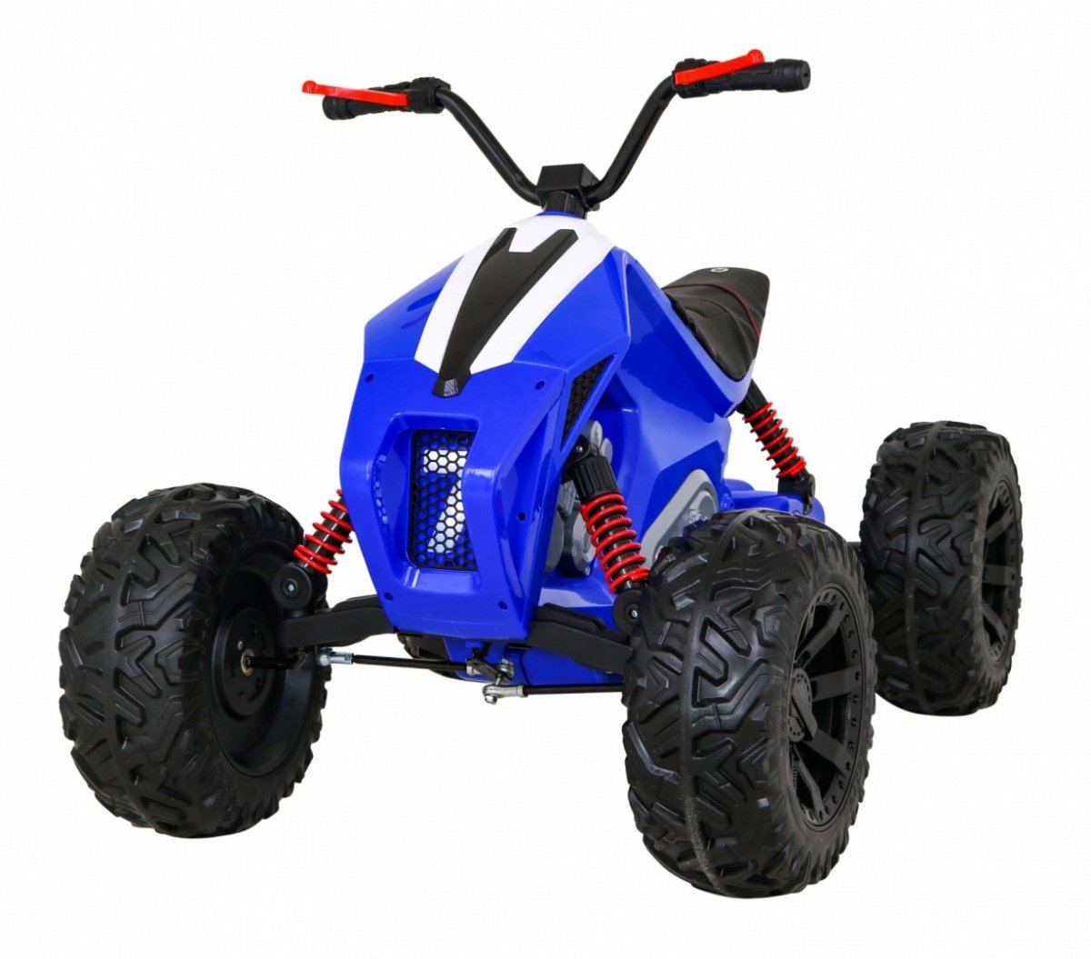 12V Kids Quad med LED-lampor, MP3, USB och lädersäte