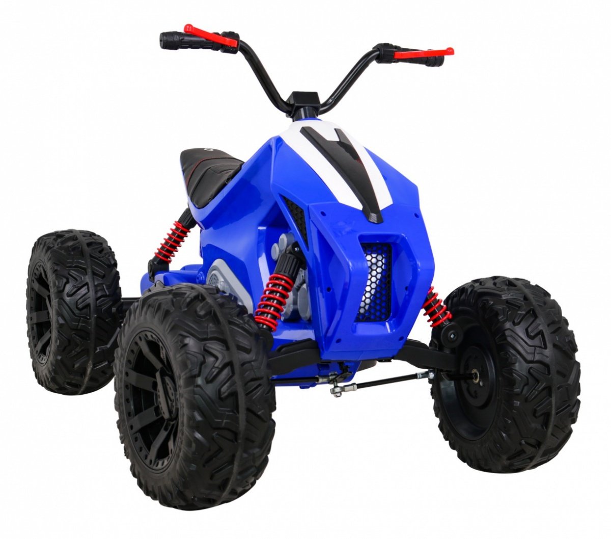 12V Kids Quad med LED-lampor, MP3, USB och lädersäte