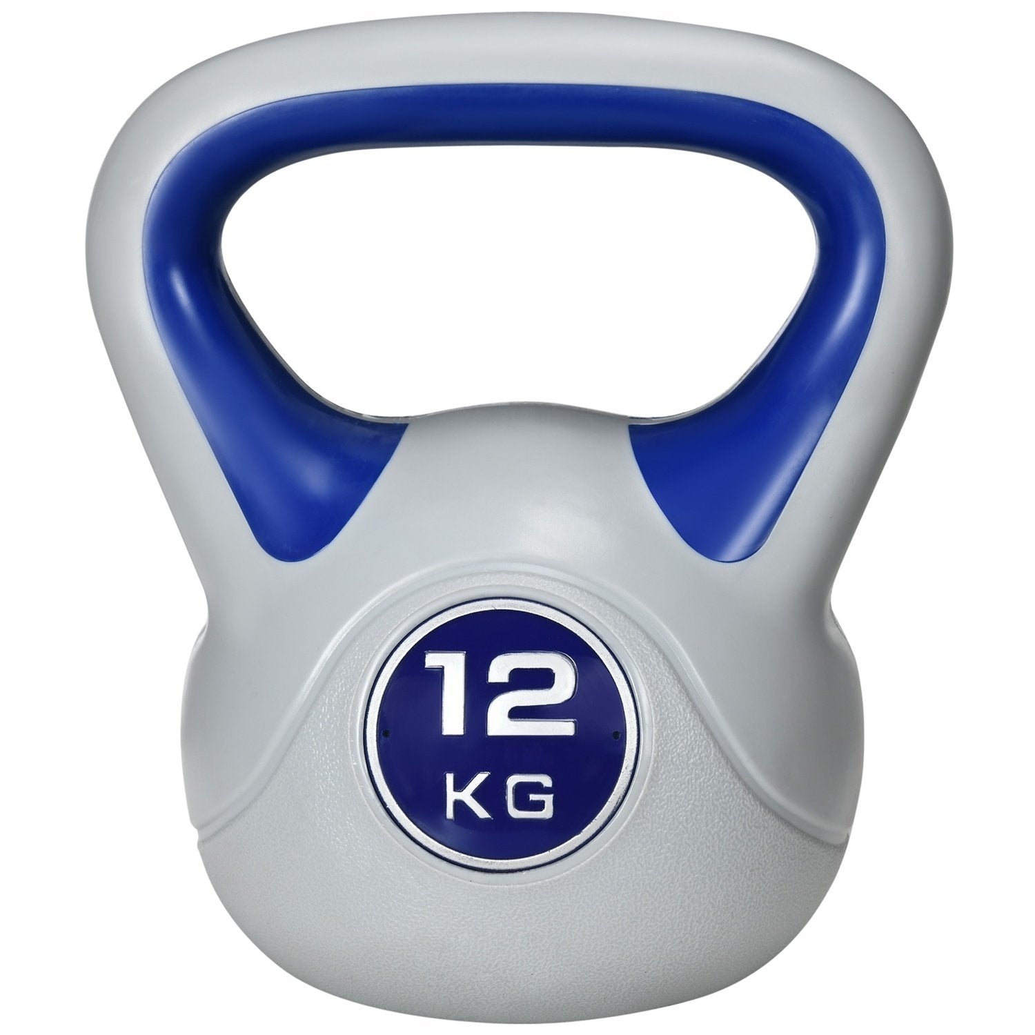 Kettlebell 12 Kg Golvvänlig Kettlebell För Styrketräning Och Kondition, Blå