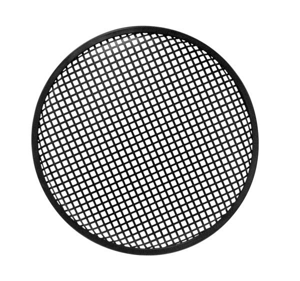 12" svart metall högtalargaller