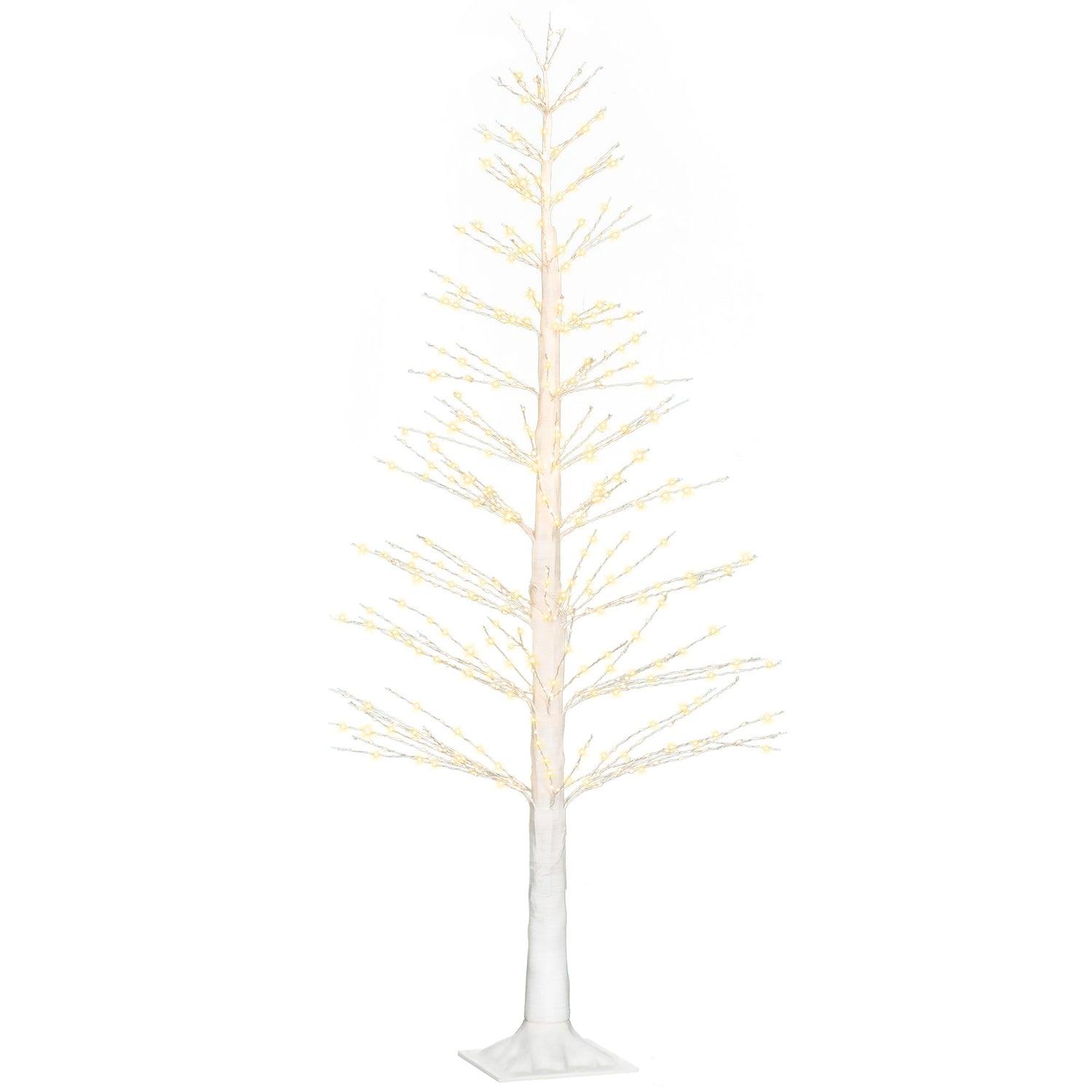 150 cm konstgjord julgran, 600 LED-lampor, inomhus/utomhus