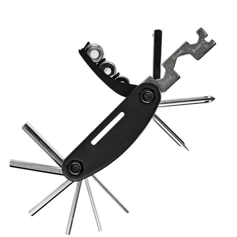 16in1 MultiTool för cykelreparation - svart