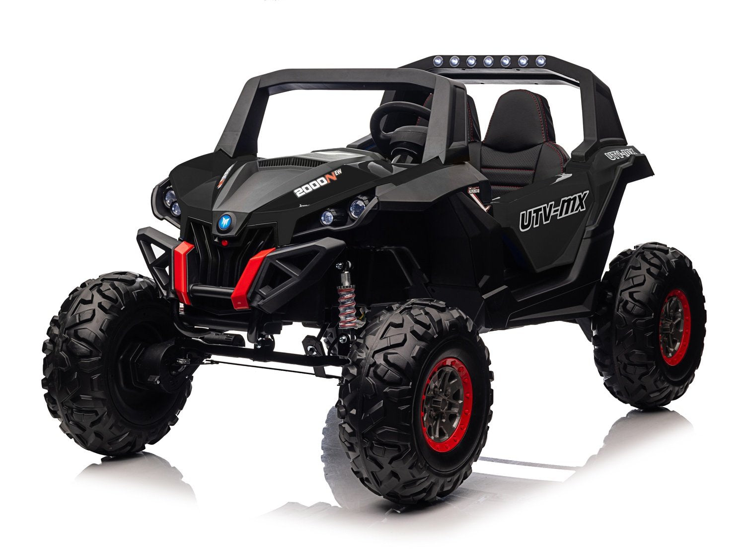 2000N Buggy UTV: 4x75W motorer, 2x12V batteri, LED-lampor