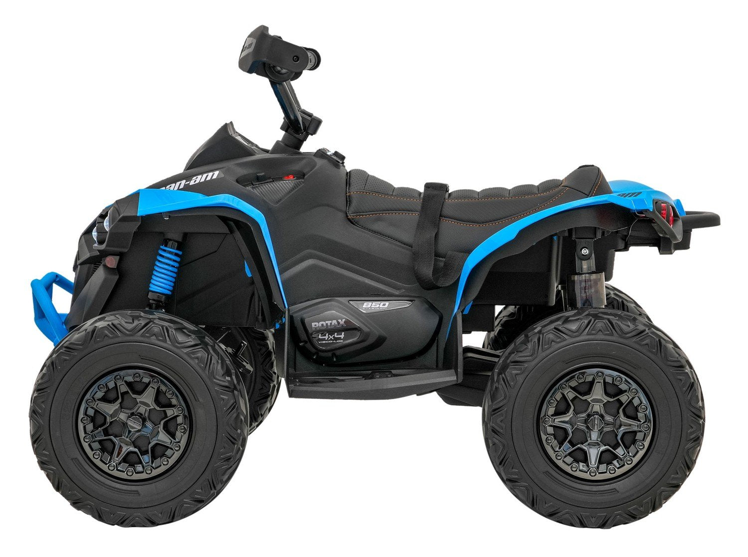 24V Quad ATV med LED-lampor, Bluetooth och lädersäte