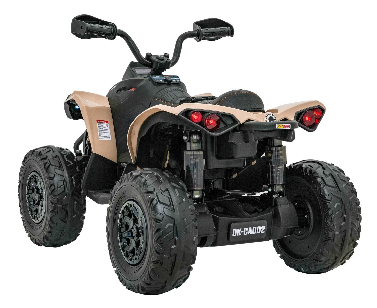 24V Quad ATV med LED-ljus, Bluetooth och EVA-hjul