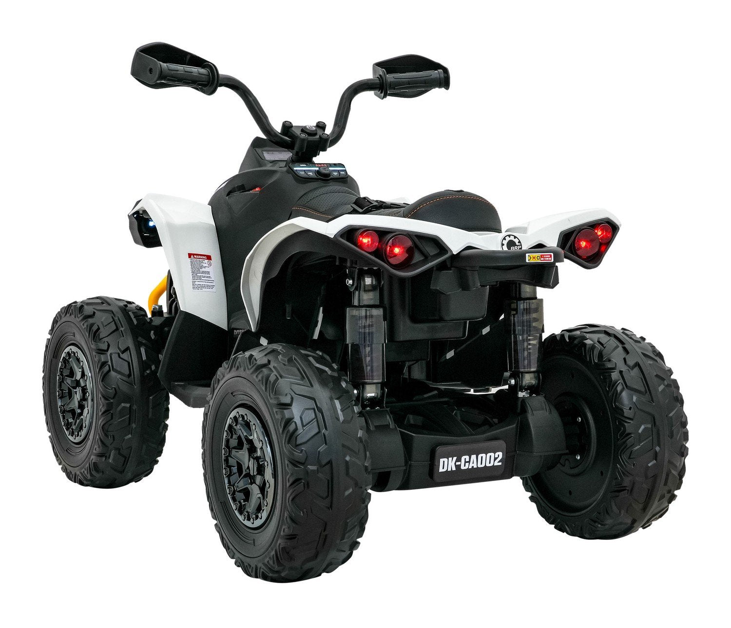 24V Quad ATV med LED-ljus, Bluetooth och EVA-hjul