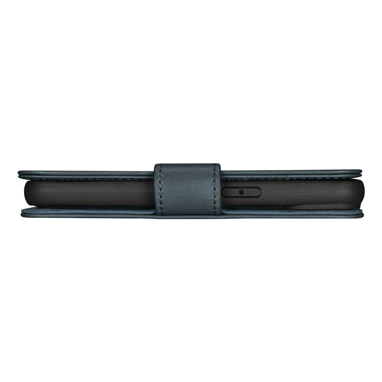 2-i-1 läder Flip Cover iPhone 14 Plus Anti-RFID oljevax plånboksfodral Blå