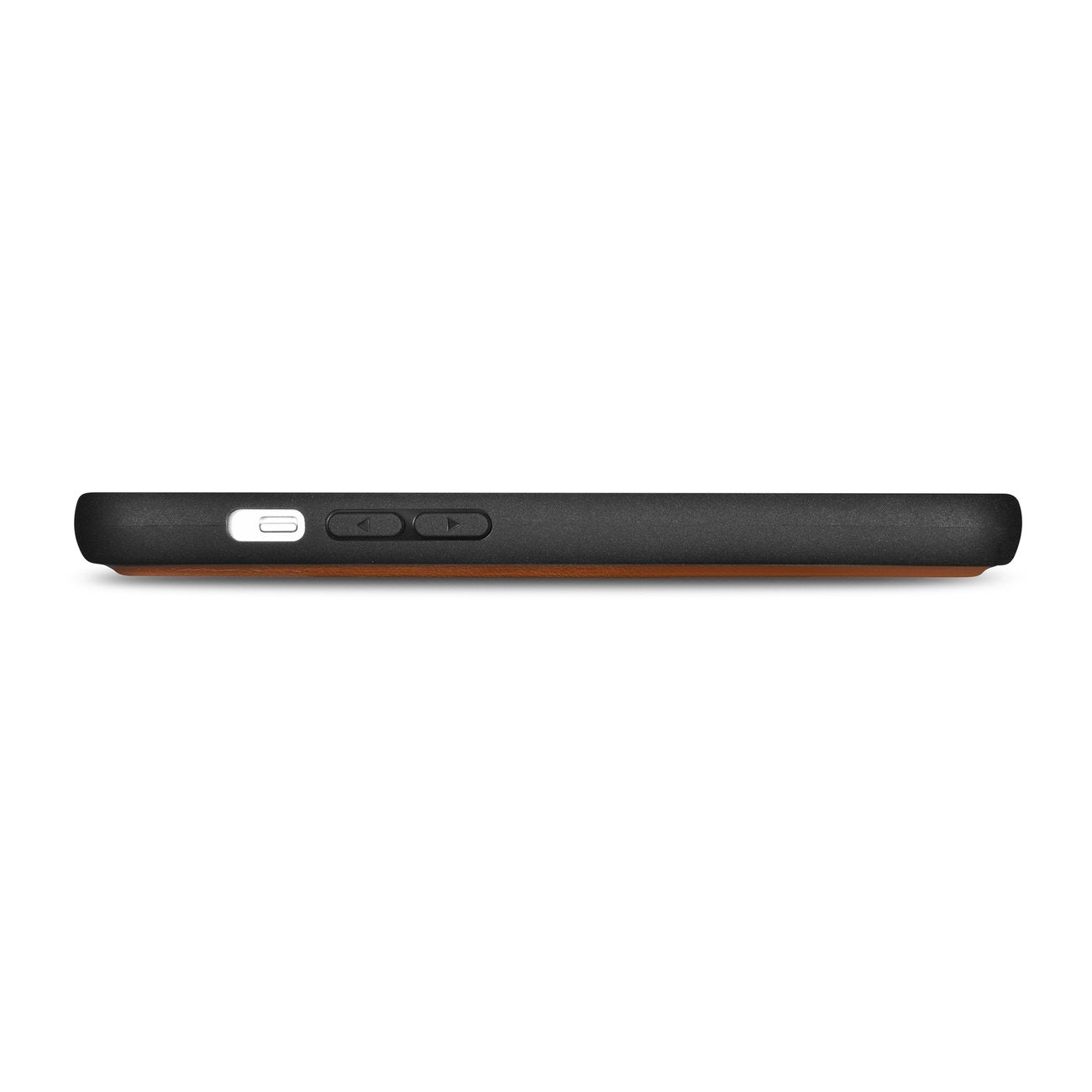 2-i-1 läderfodral med flik iPhone 14 Pro Anti-RFID Plånboksfodral brun