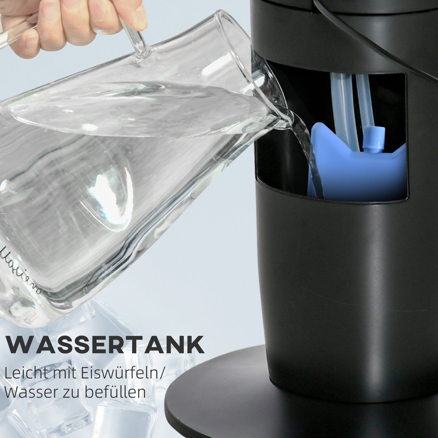 2-i-1 tornfläkt och luftkylare, 4 lägen, fjärrkontroll