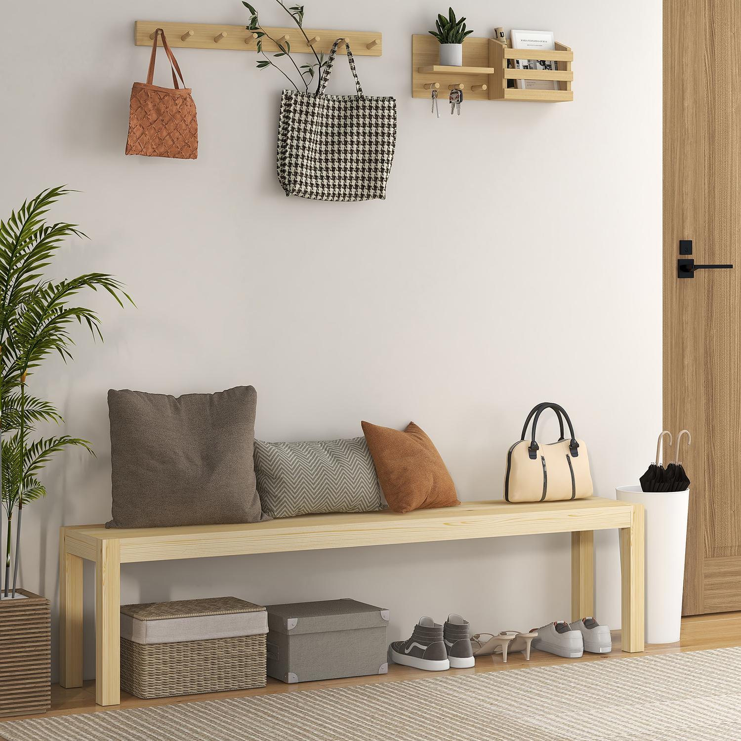 3-sits Köksbänk i furu i lantlig stil, 330 kg kapacitet