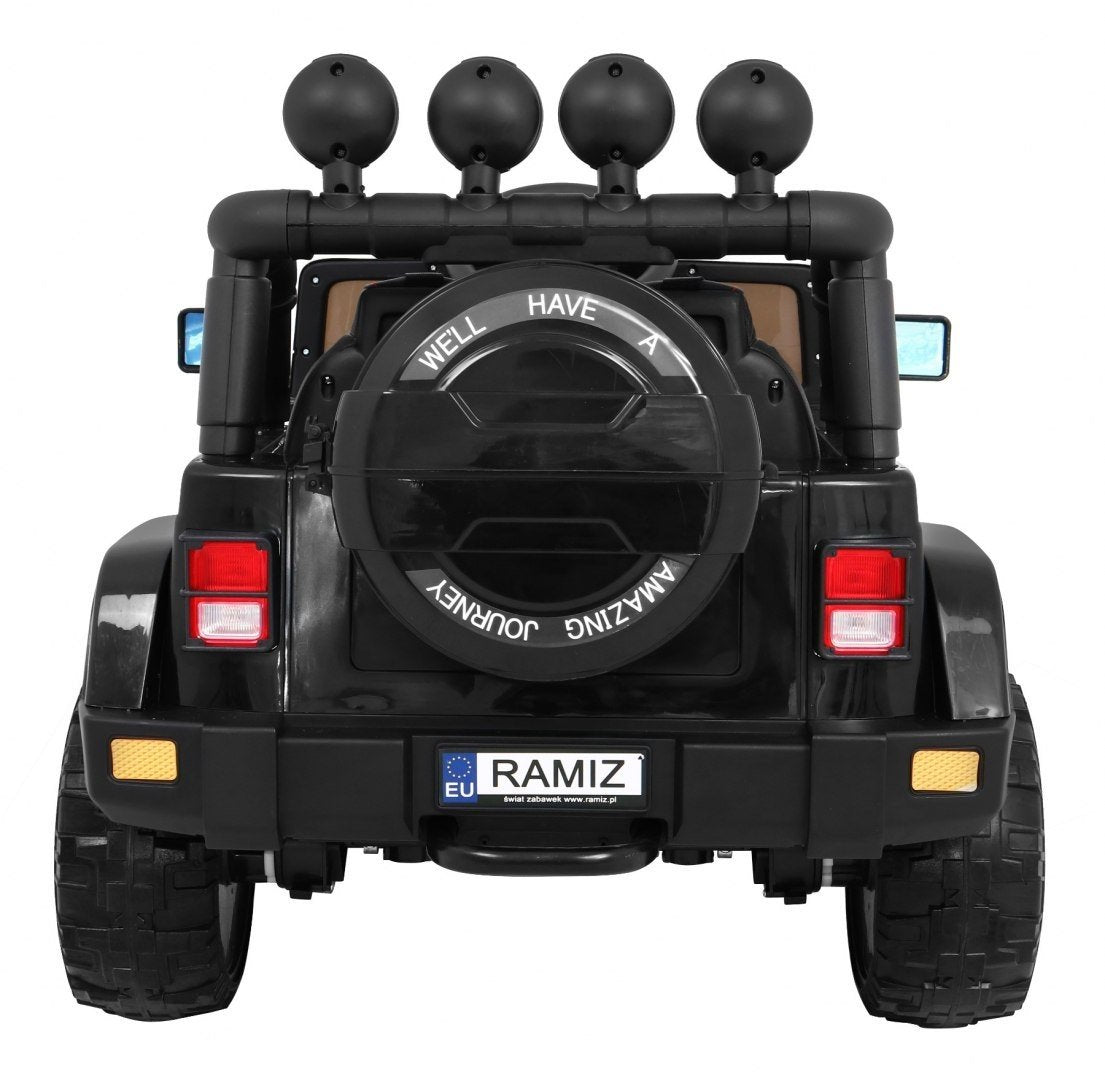 4WD terrängfordon med fjärrkontroll, LED-ljus, MP3, USB