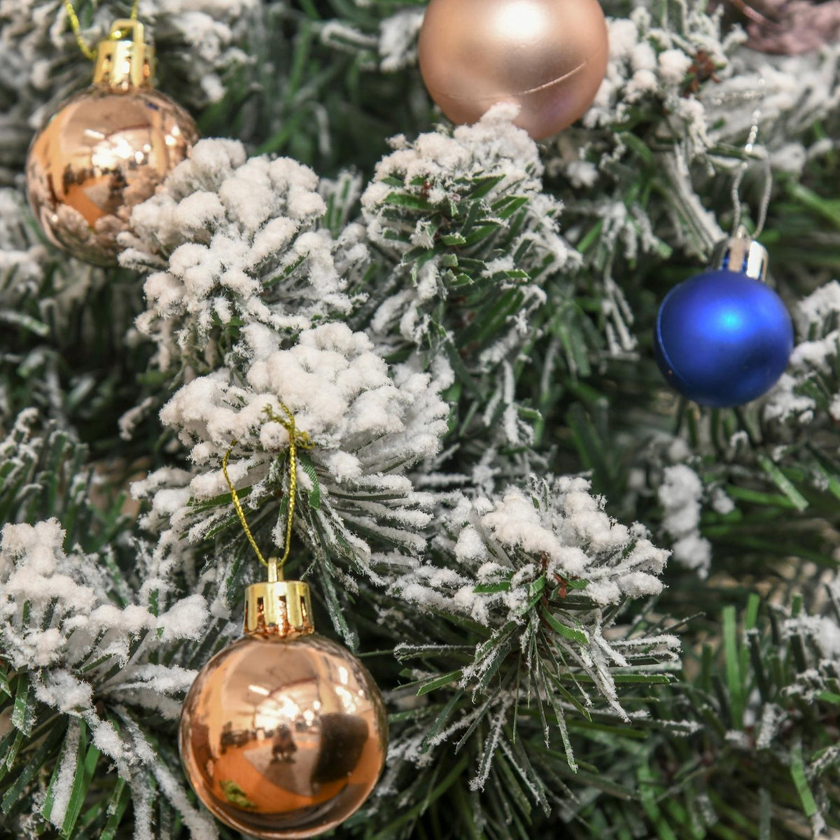 Kunstmatige kerstboom van 60 cm met sneeuweffect, voor binnengebruik