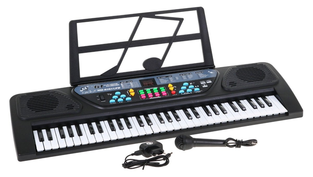 61-Keys Kids Music Keyboard med MP3, Bluetooth och Mic