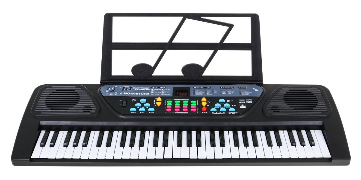 61-Keys Kids Music Keyboard med MP3, Bluetooth och Mic