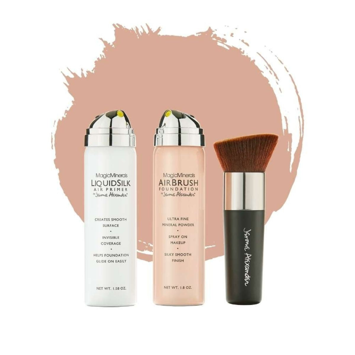 AirBrush Foundation 3st - Ljus/Lätt