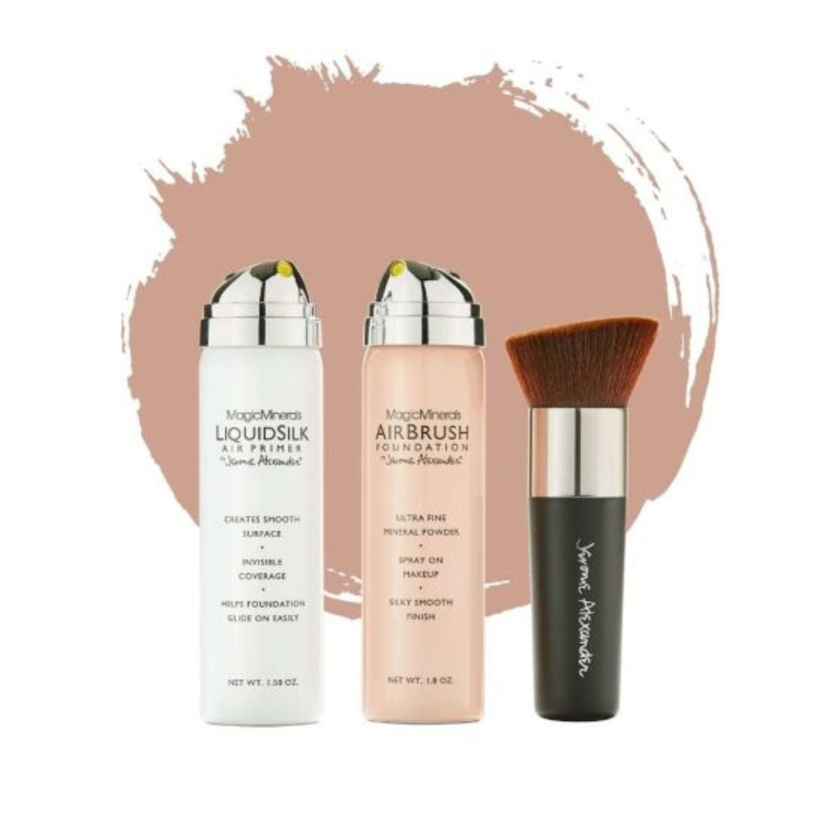 AirBrush Foundation 3st - Lätt/Medium