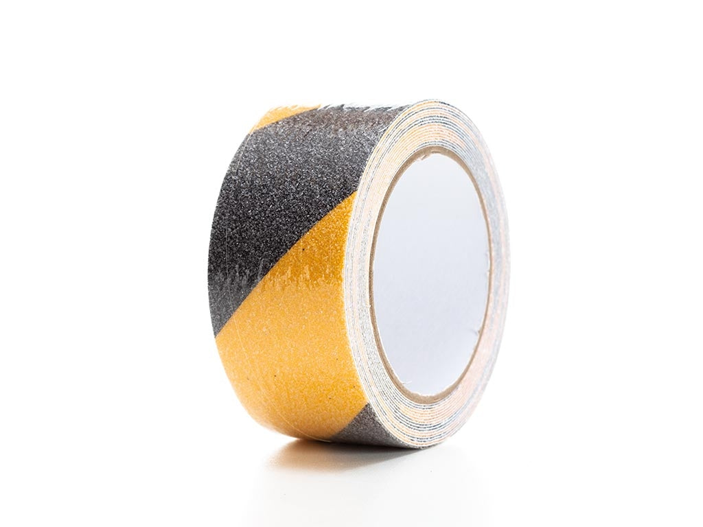 Anti-Slip Tejp 5Cm X 5M - Svart/Gul