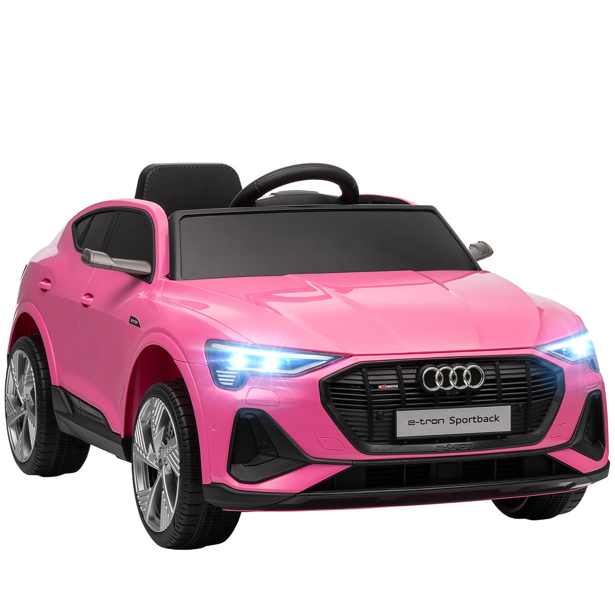 Audi E-tron elbil för barn, 12 V, fjärrkontroll