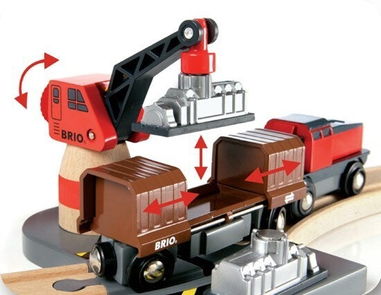 BRIO World 33052 - Rail & Road - deluxe bandset, stor låda