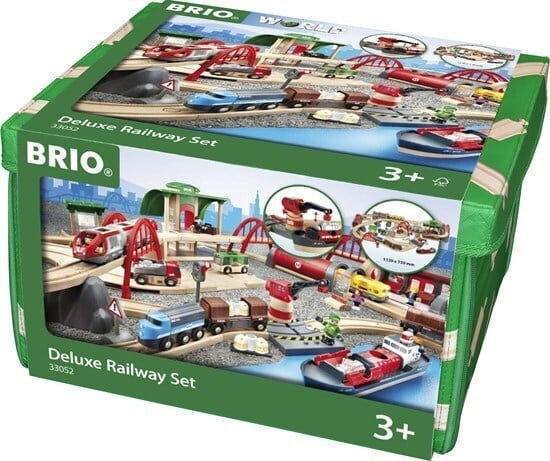 BRIO World 33052 - Rail & Road - deluxe bandset, stor låda