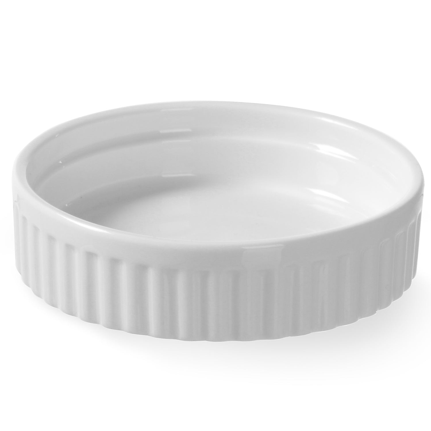 Bakskål för bakning upp till 600C, porslin, diameter 90mm höjd 48mm - Hendi 783160