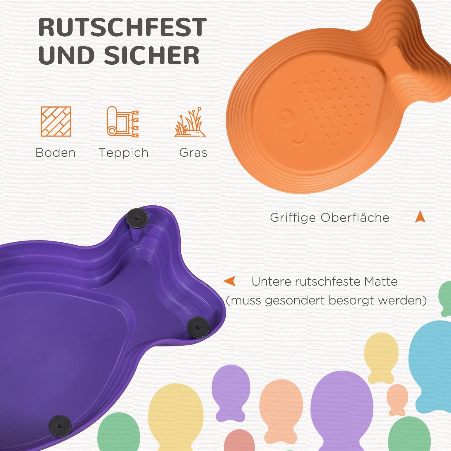 Balance Stepping Stones, paket med 11 – inomhus/utomhusbruk