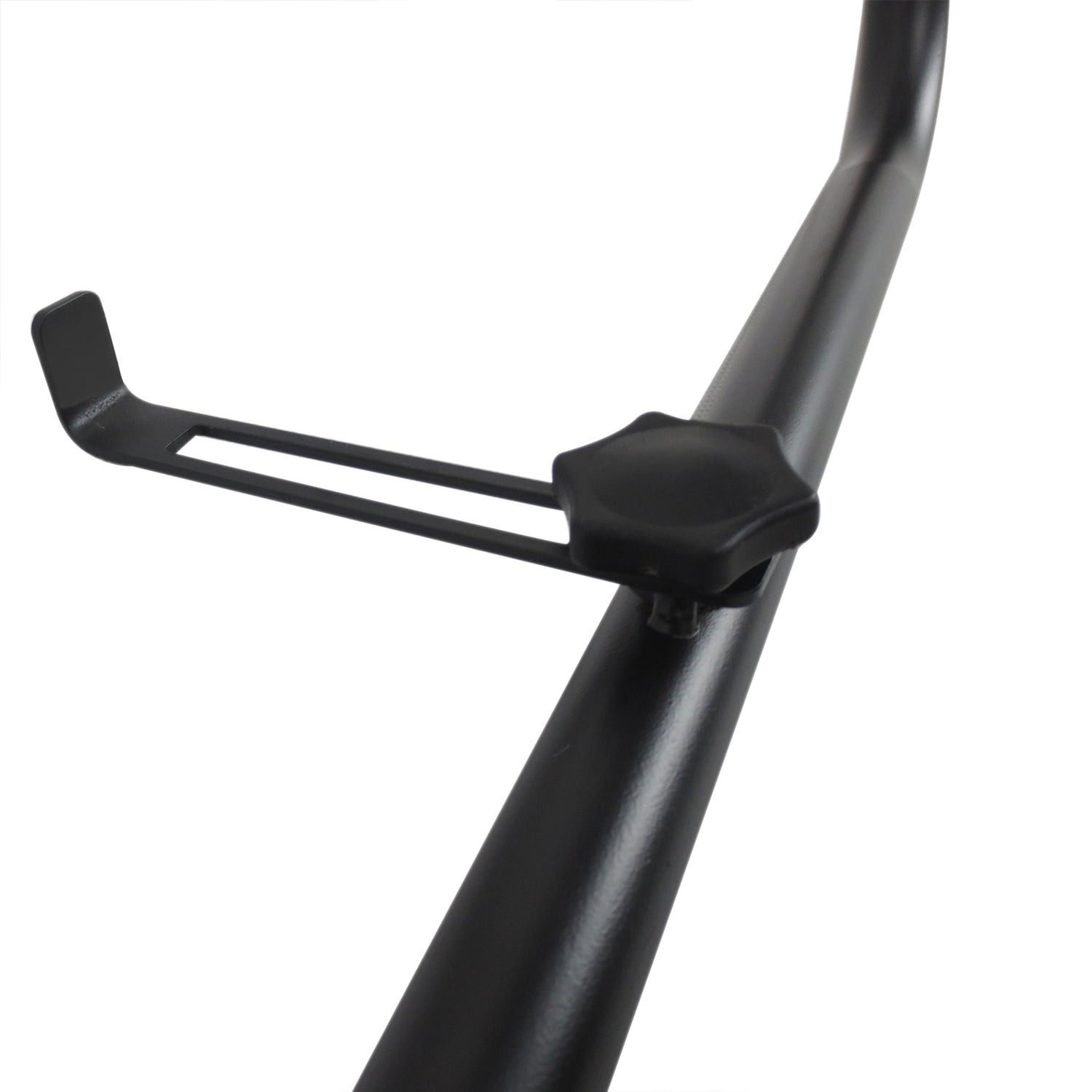 Balkong Justerbart fyrkantigt hängbord i metall, svart, 60x56,5x45cm