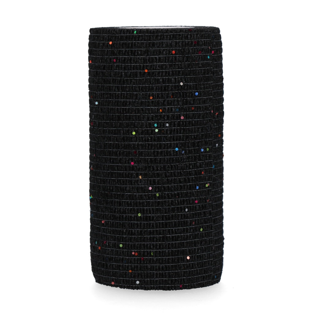 Bandage Animal Zwart Glitter Plus 10 cm