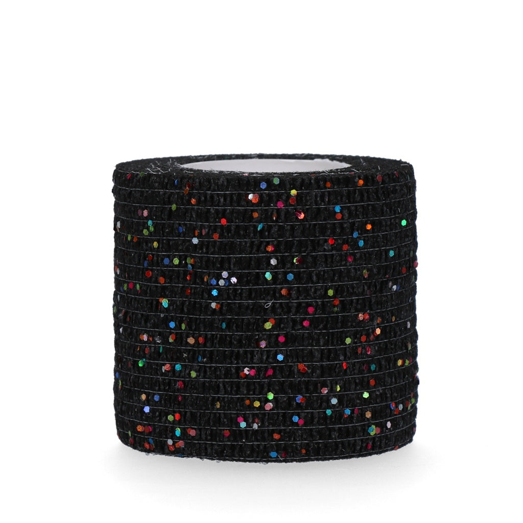 Bandage Animal Zwart Glitter Profi Plus 5 cm