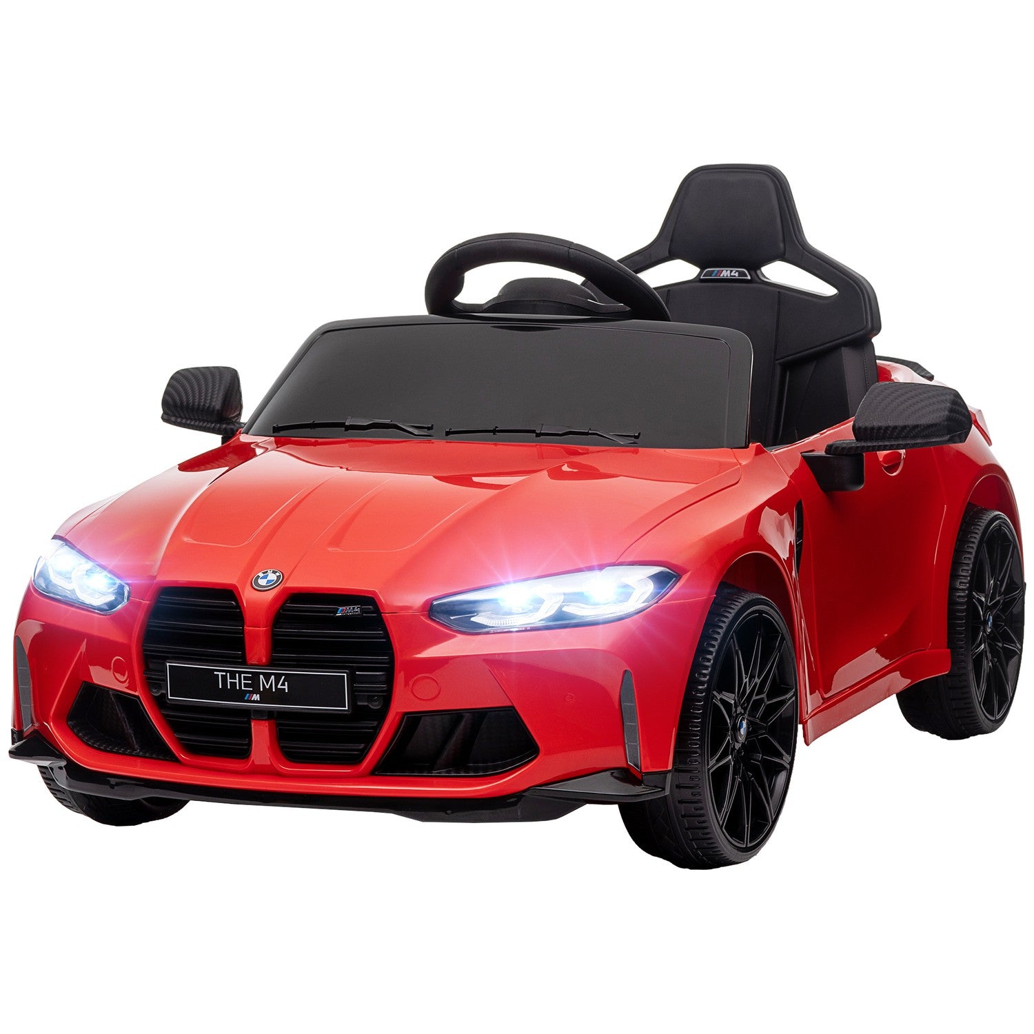 12V barnelbil med fjärrkontroll, LED-lampor, MP3, för åldrarna 3-5