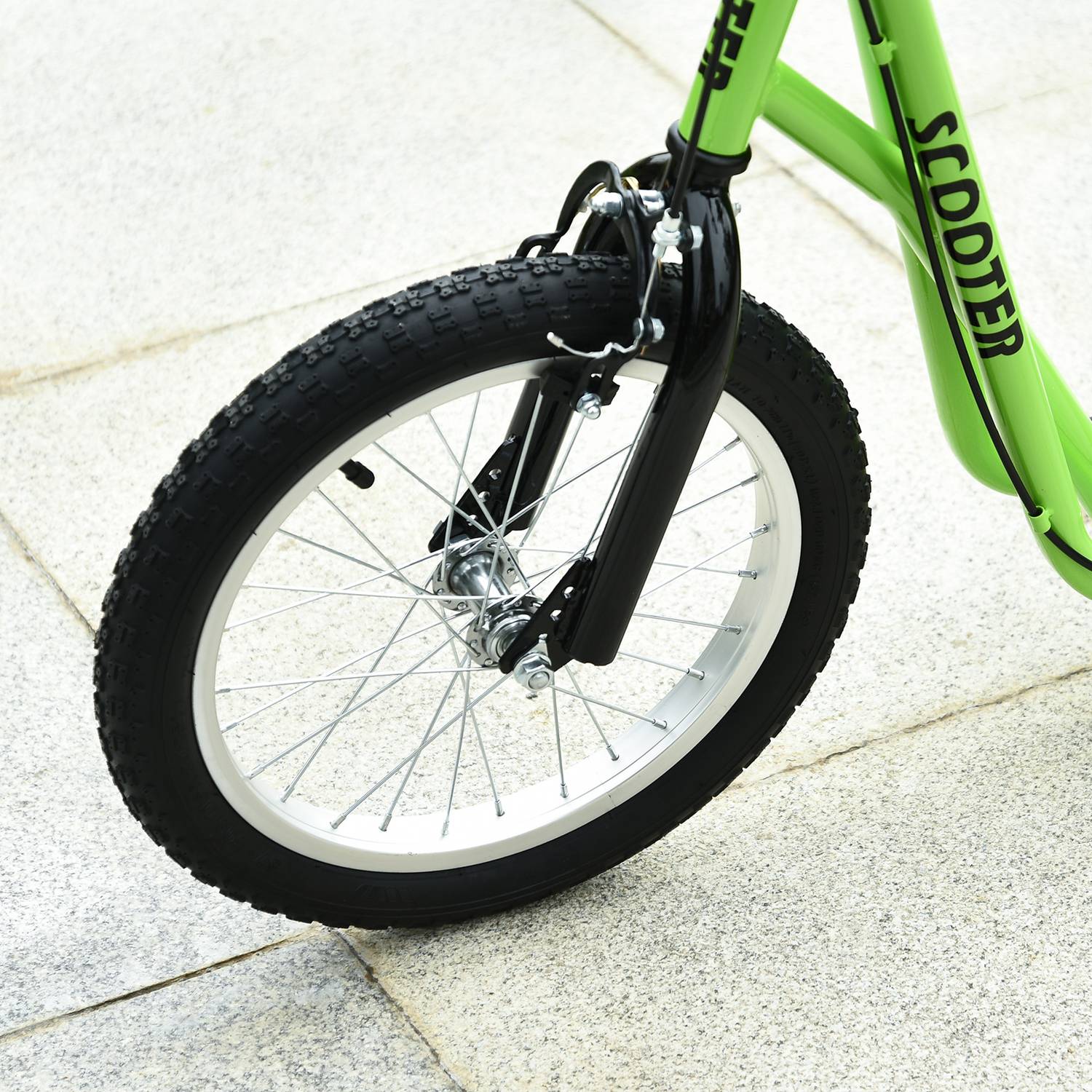 Barnsparkcykel med handbroms, 16-tums luftdäck