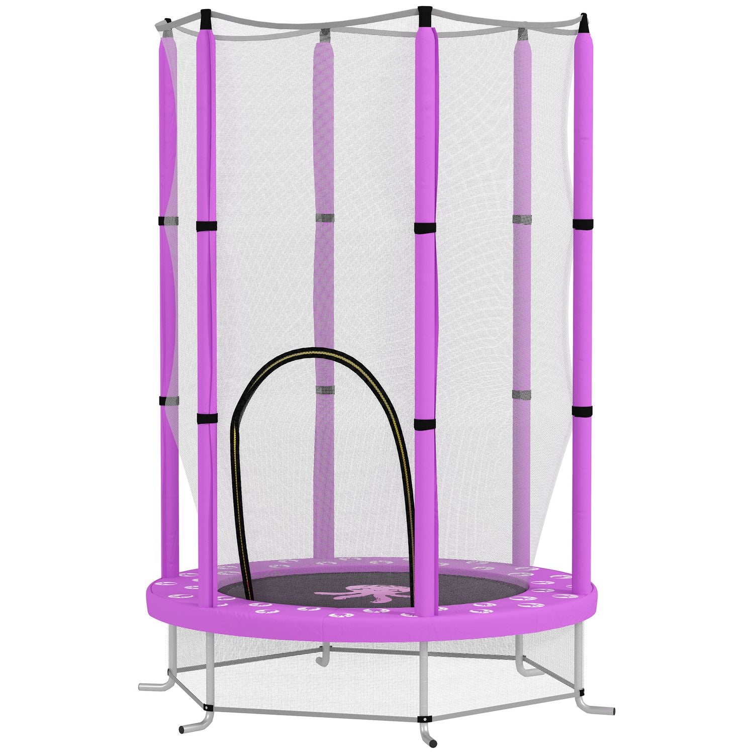 Barntrampolin med skyddsnät, Ø140 cm