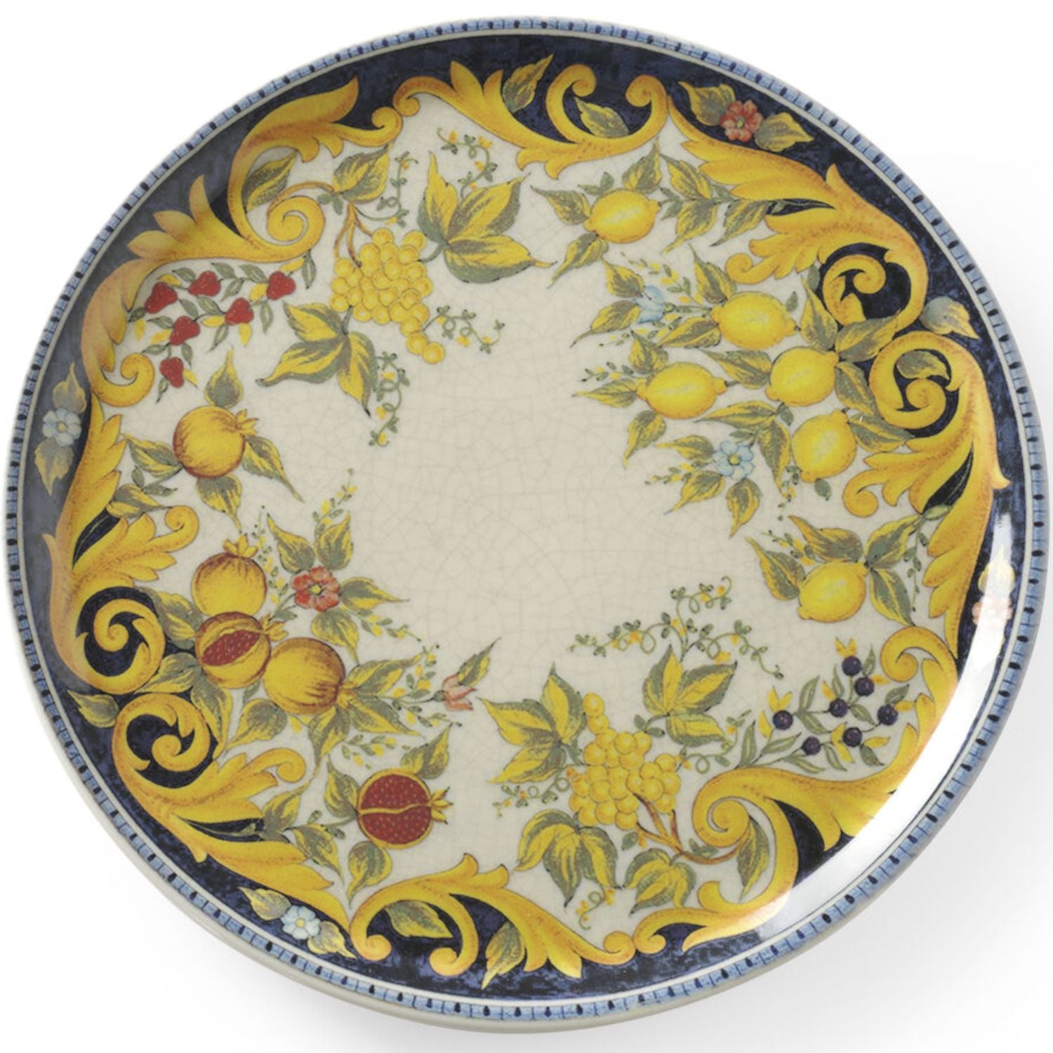 Barocco porslin pizza tallrik, diameter 31 cm - set med 6 st.