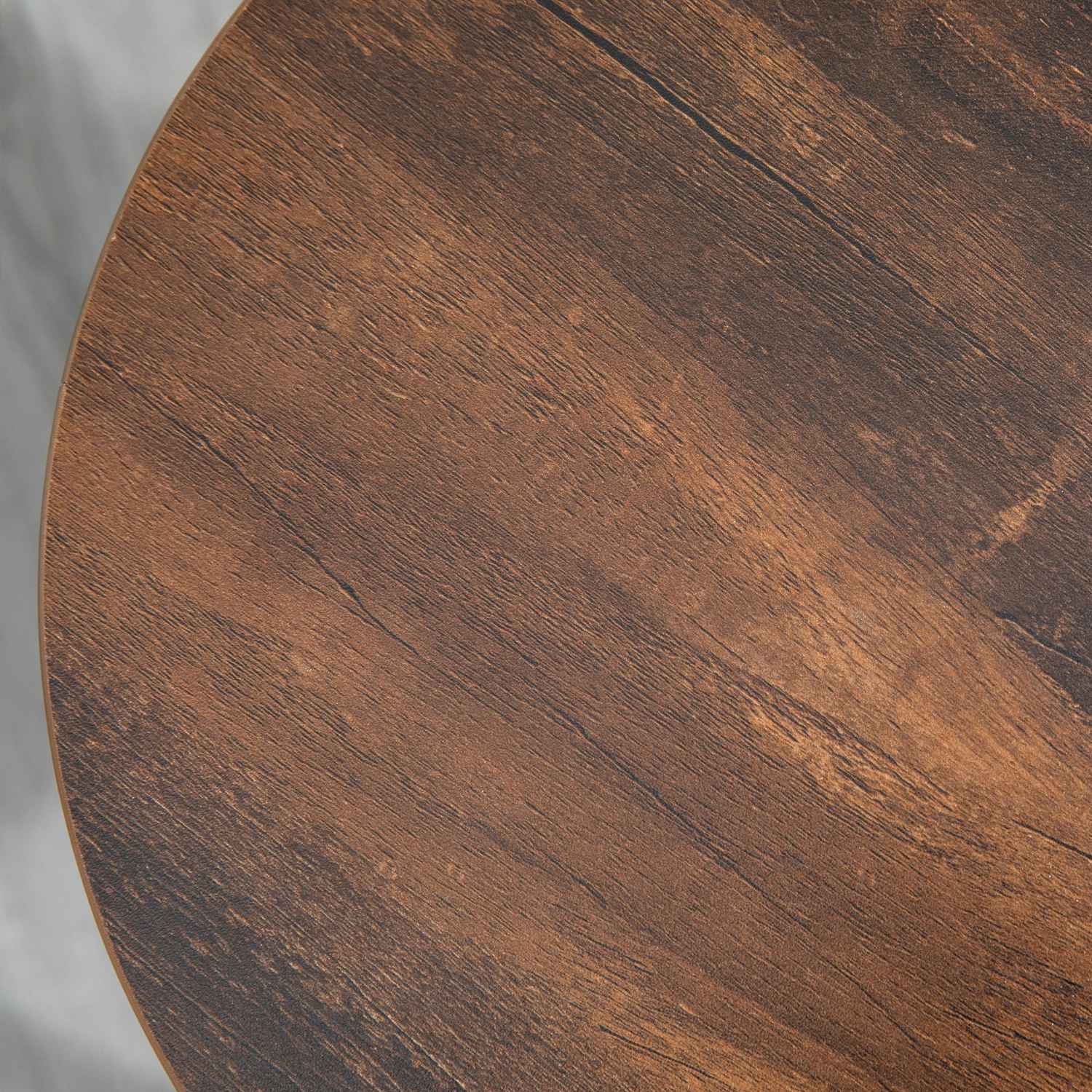 Barstolar, set om 2 – Rustik brun, industriell stålram