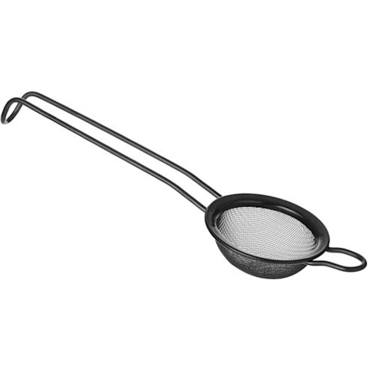 Bartendersil för drinkar, cocktails, stål, dia. 65 mm svart