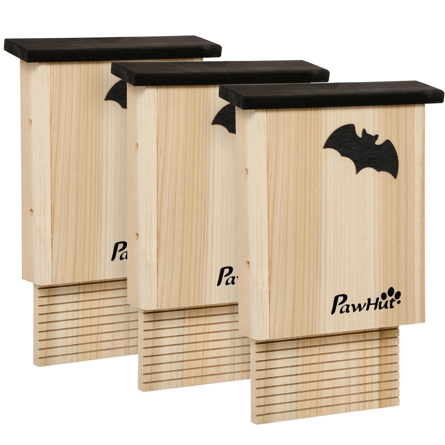 Bat House Set om 3 – Natural Gran, All Season Use