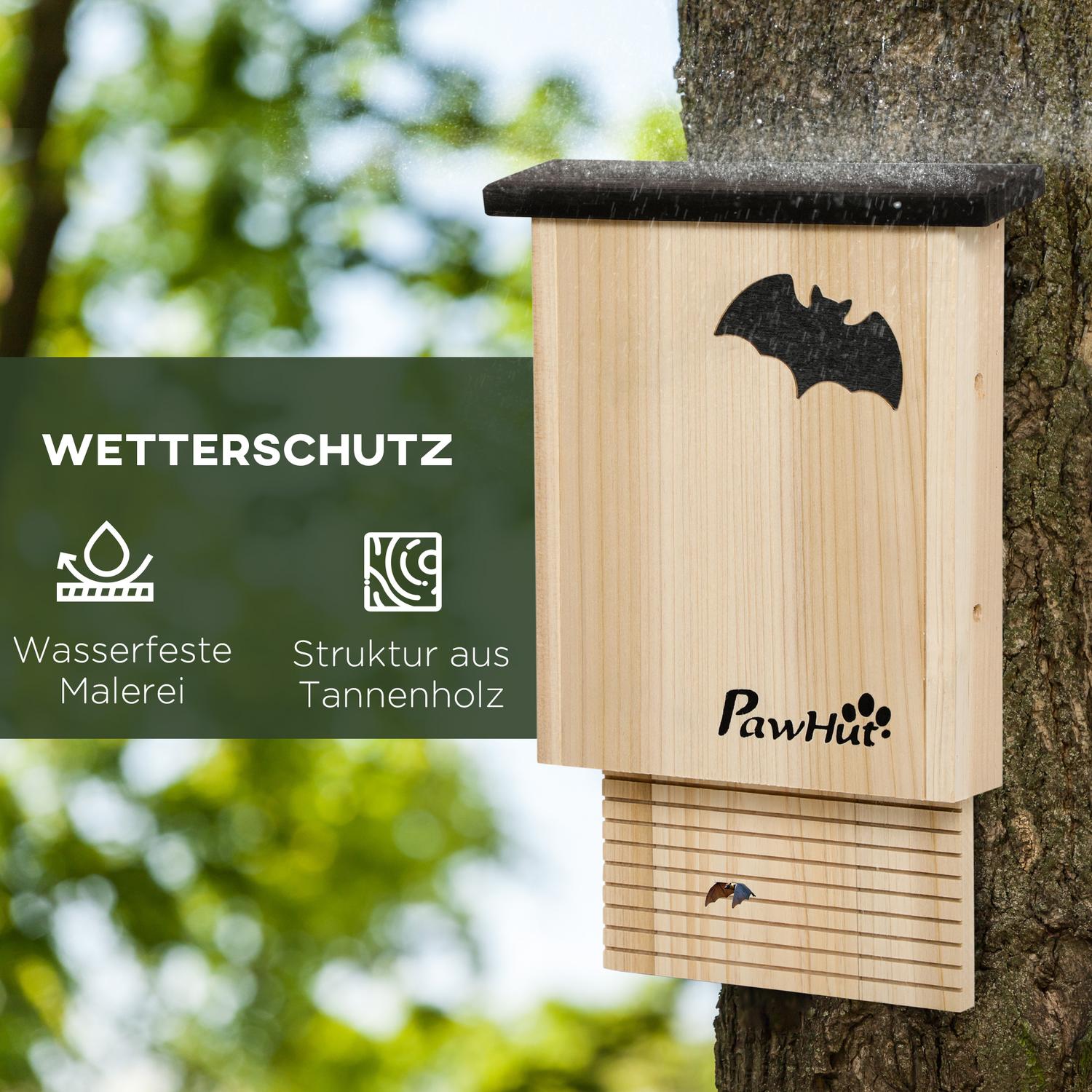 Bat House Set om 3 – Natural Gran, All Season Use