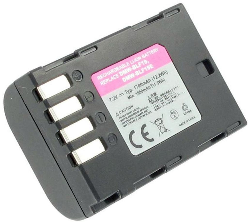 Batteri för DMW-BLF19 ersättningsbatteri