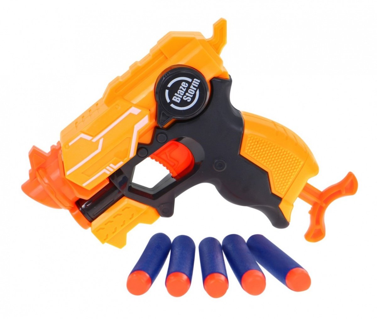 Blaze Storm Orange Foam Dart Pistol - Inga batterier behövs