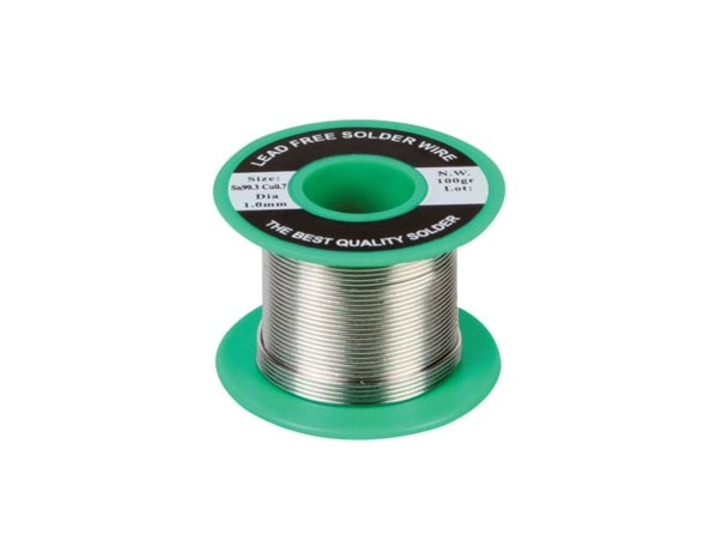 Blyfritt löd Sn 99,3% - Cu 0,7% 1Mm 100G