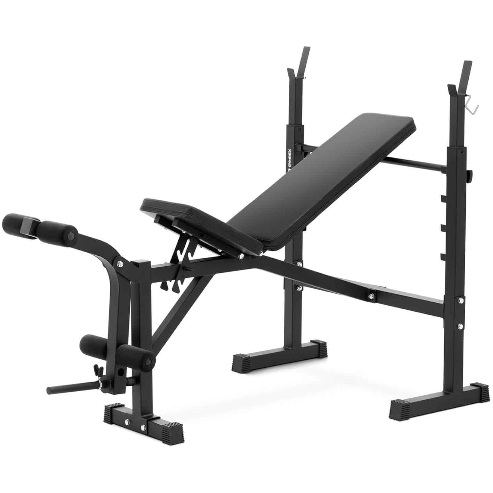 Bänkträningsbänk för skivstång, justerbar upp till 100 kg