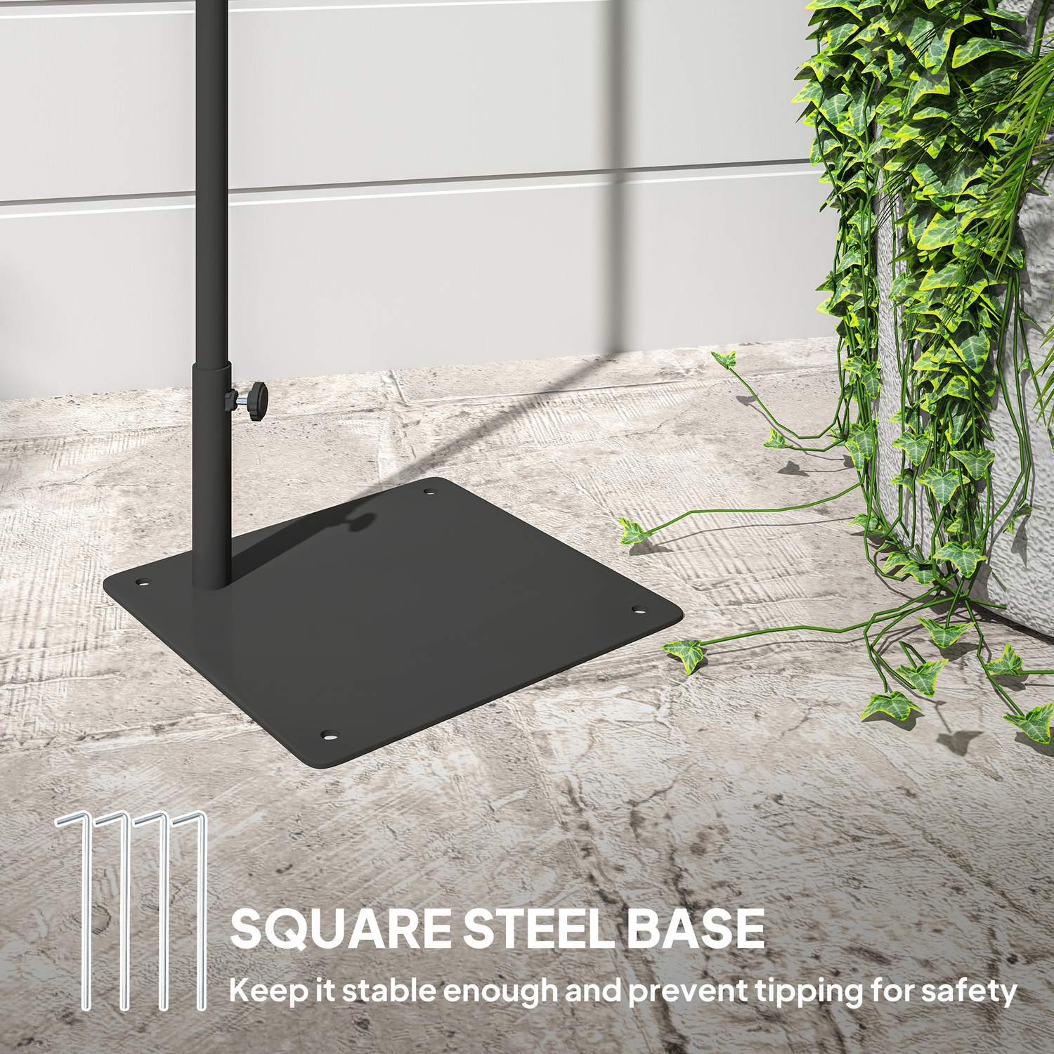 Boho Style Rattan Solar Golvlampa, IP44 Vattentät