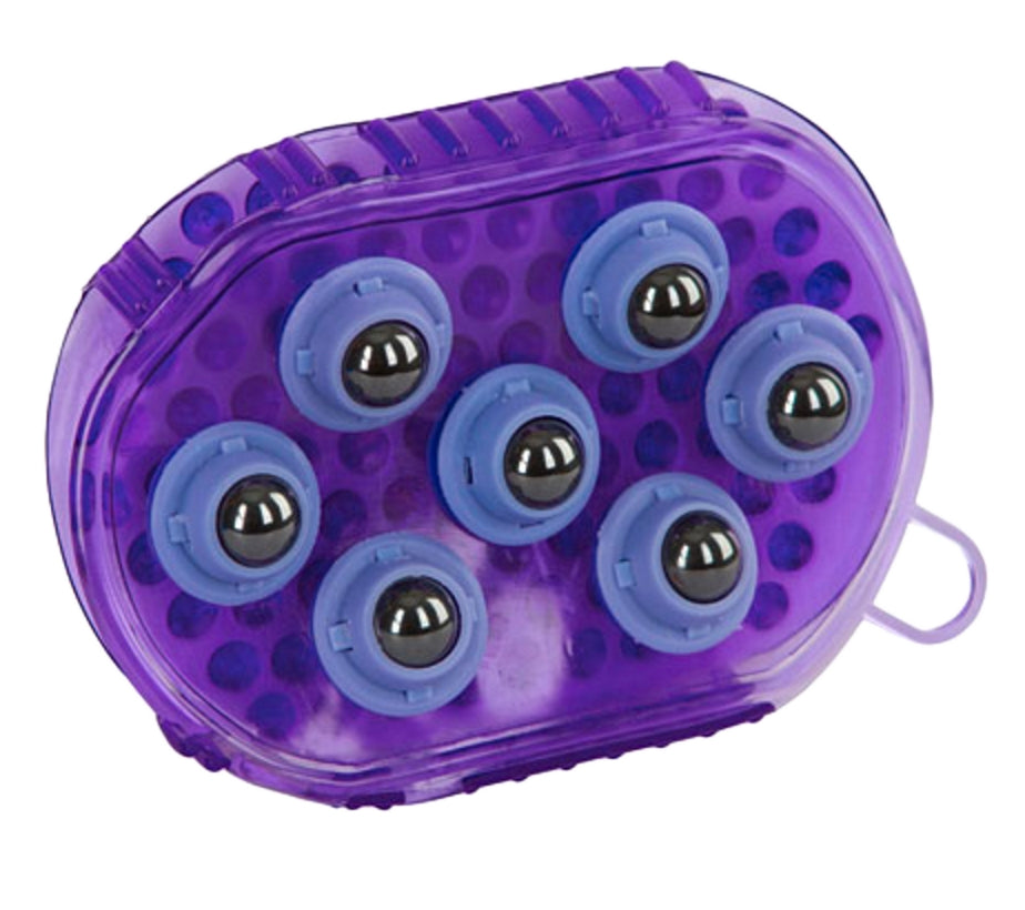 Borste magnetisk massage lila