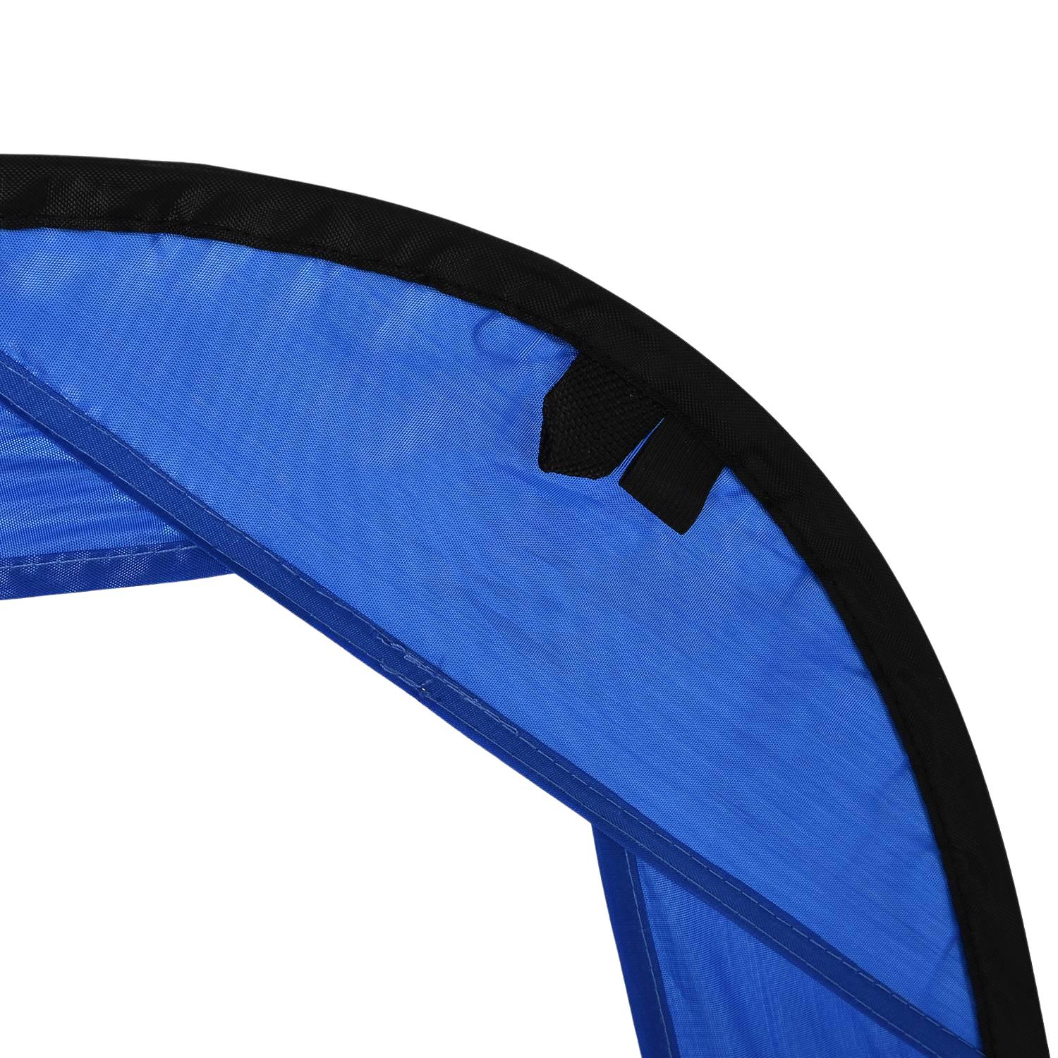 Bärbara pop-up fotbollsmål, set med 2, hopfällbara, 123x80 cm