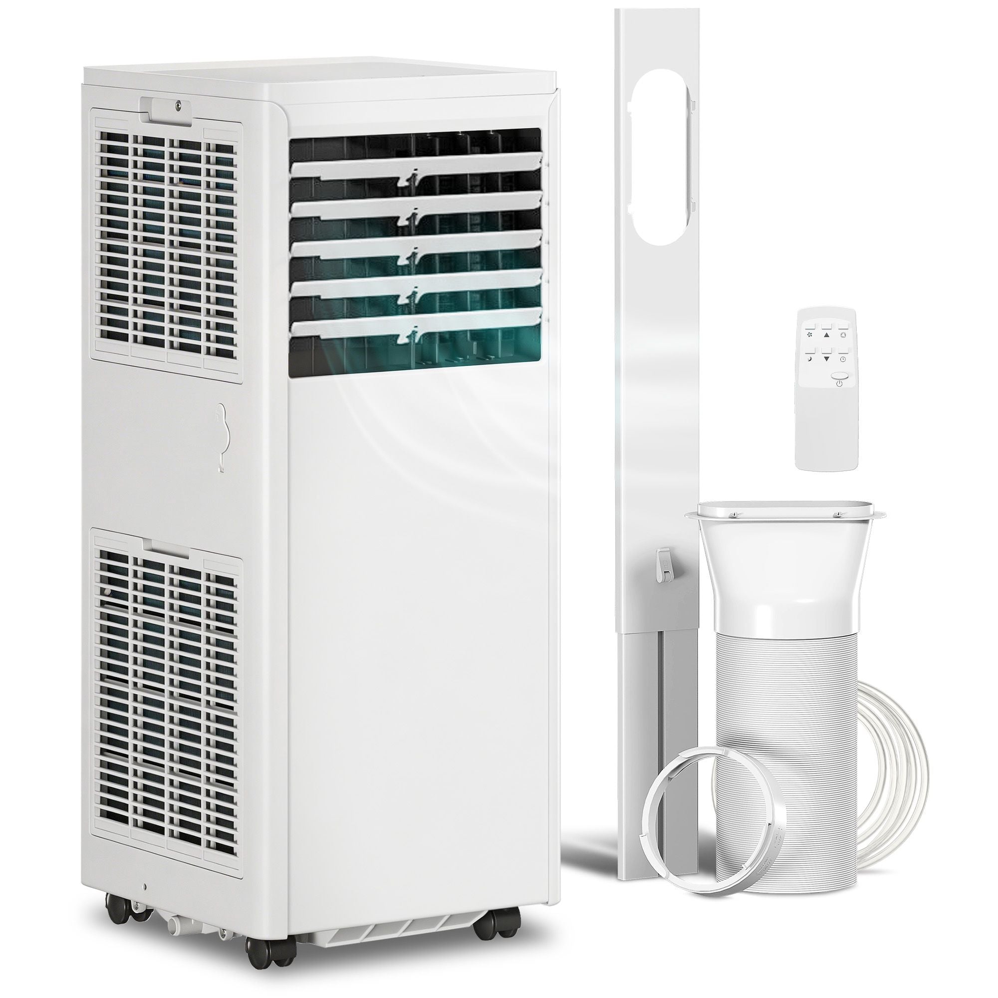 Bärbar luftkonditionering 9000 BTU, 4-i-1-kylenhet