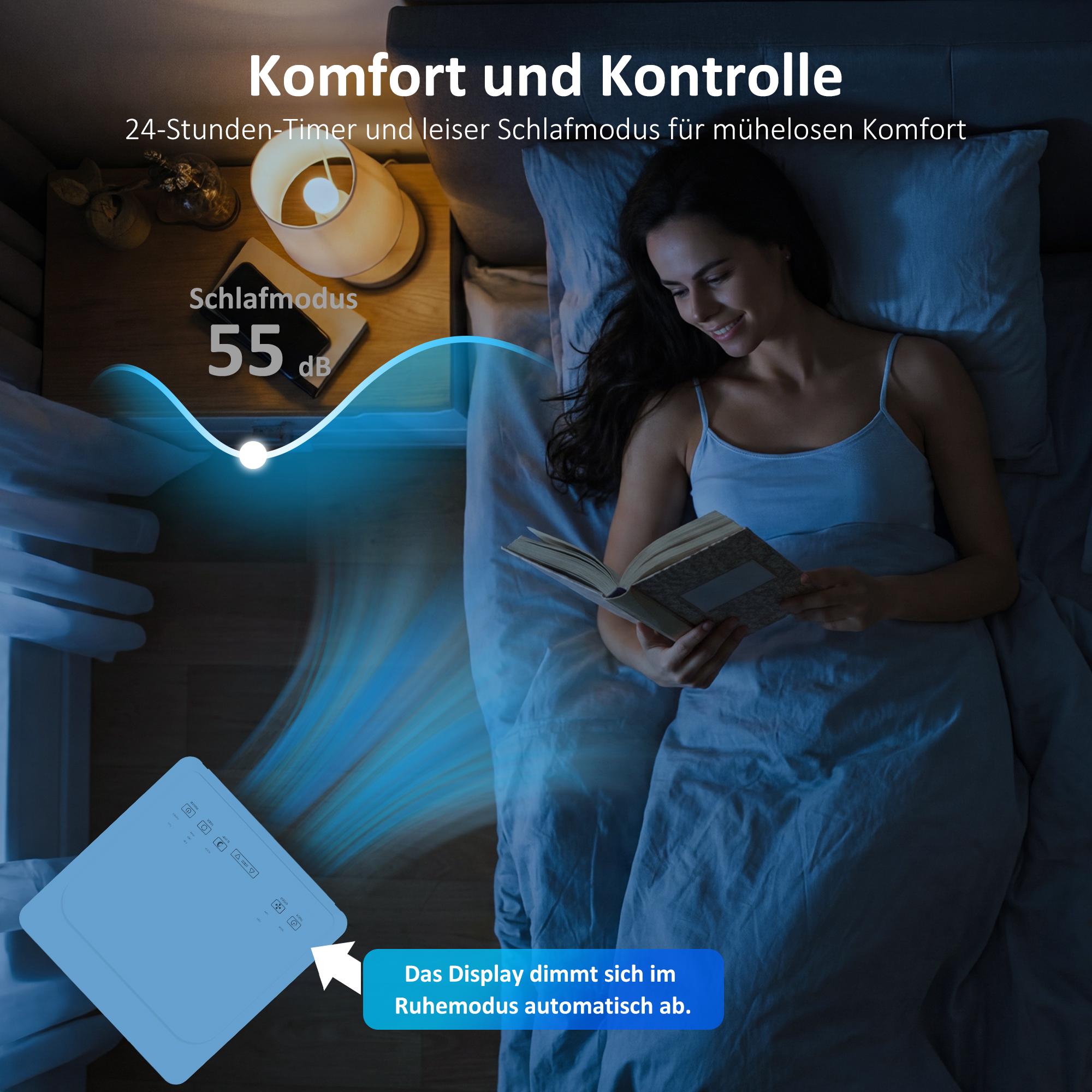 Bärbar luftkonditionering 9000 BTU, 4-i-1-kylenhet